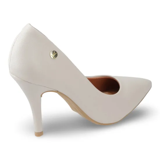 Zapato Mujer Blanco Taco Aguja Punta Fina Vizzano - Imagen 2