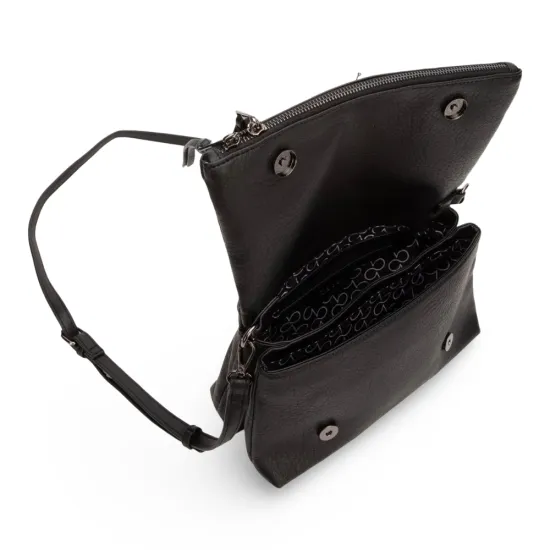 Cartera Bandolera Grande Negro CAR3406 Gacel - Imagen 5
