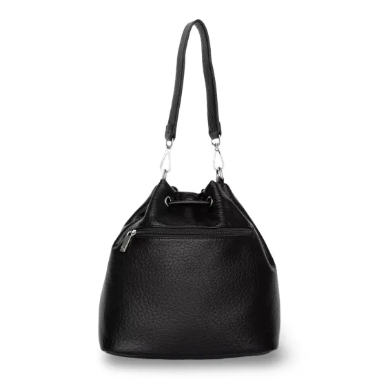 Cartera Bucket Negra Tachas Decorativas Gacel - Imagen 4
