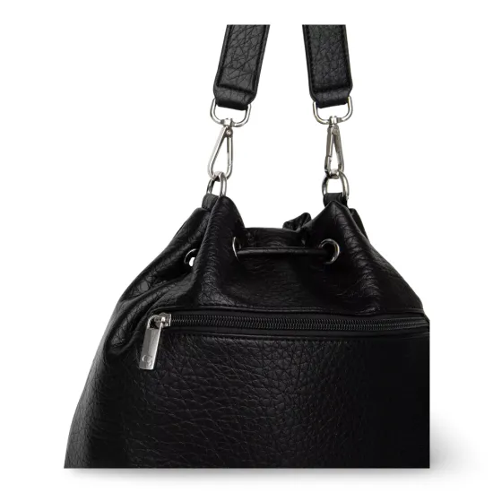 Cartera Bucket Negra Tachas Decorativas Gacel - Imagen 6