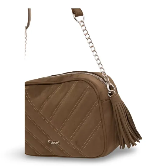 Cartera Bandolera Grande Olivo Gacel - Imagen 4