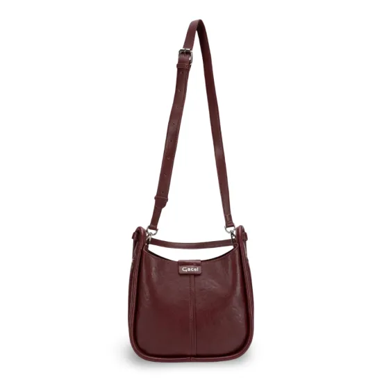 Cartera Bandolera Grande Burdeo Gacel - Imagen 3