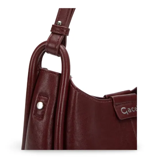 Cartera Bandolera Grande Burdeo Gacel - Imagen 4