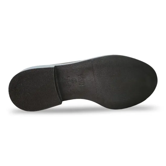 Zapato Mocasín Mujer Negro Plataforma Baja Vizzano - Imagen 3
