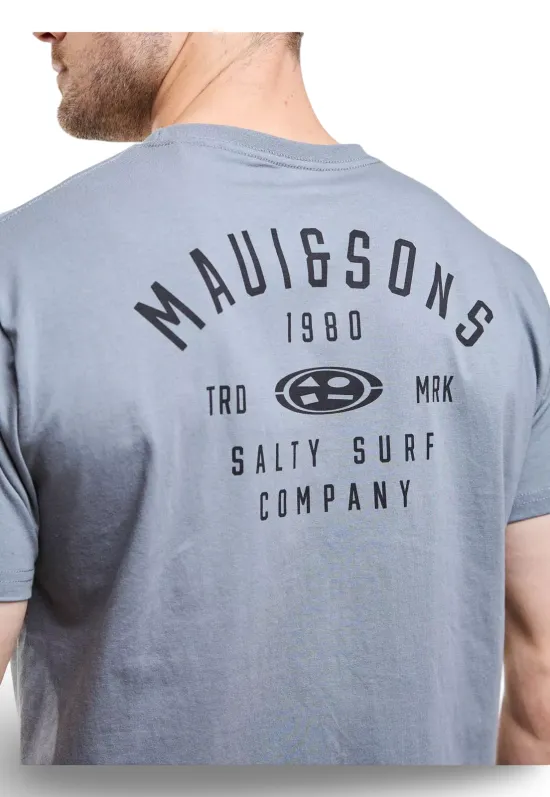 Polera Hombre Salty Surf Gris Maui - Imagen 4