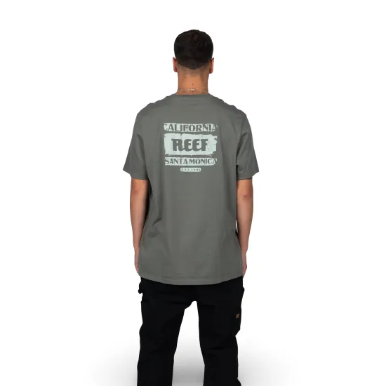 Polera Hombre Verde Estampado California Reef - Imagen 2