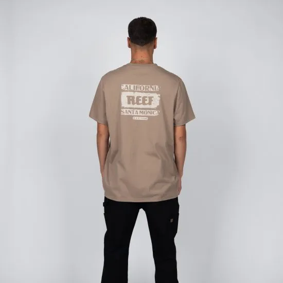 Polera Hombre Café Estampado California Reef - Imagen 2