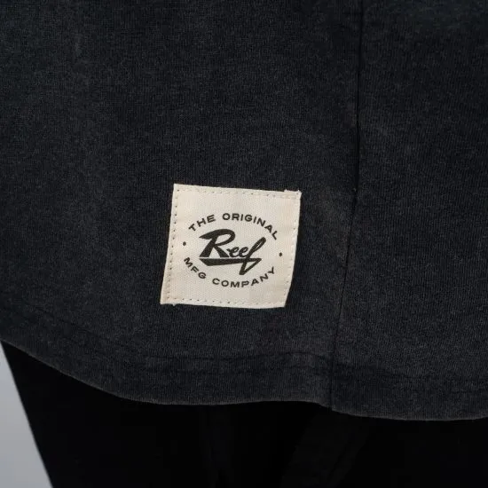 Polera Hombre Negra Básica Algodón Reef - Imagen 3