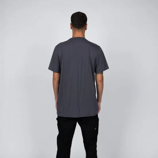Polera Hombre Gris Básica Algodón Reef - Imagen 2