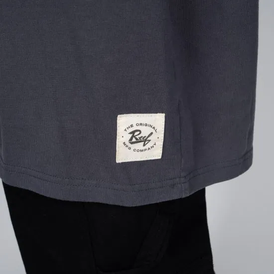 Polera Hombre Gris Básica Algodón Reef - Imagen 3