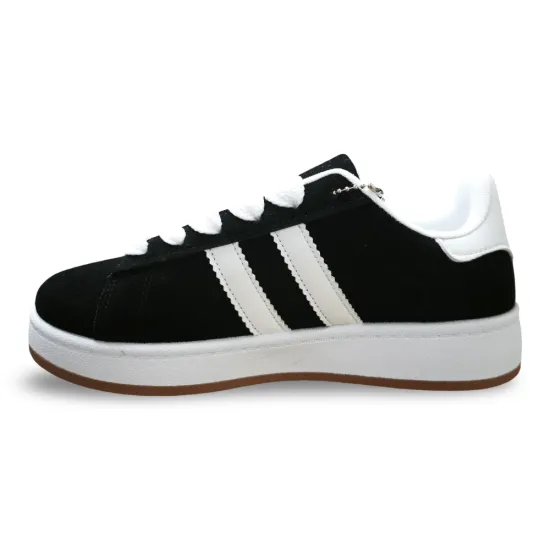Zapatilla Urbana Mujer Verona Black New Walk - Imagen 4