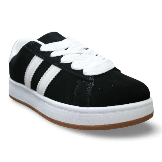 Zapatilla Urbana Mujer Verona Black New Walk - Imagen 5