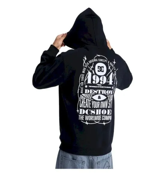 Poleron Hombre con Gorro Anthracite DC Shoes - Imagen 7