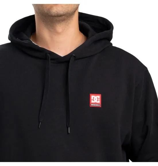 Poleron Hombre Con Gorro Black Heritage Dc Shoes - Imagen 4