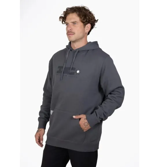 Poleron Hombre Con Gorro Gris Oscuro Dc Shoes - Imagen 2