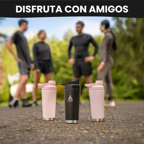Botella Shaker Storm 750 Ml Proteina Black Lukout - Imagen 4