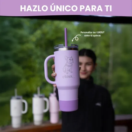 Vaso Termico Travel Tumbler Luvia 1200 ml Lukout - Imagen 4