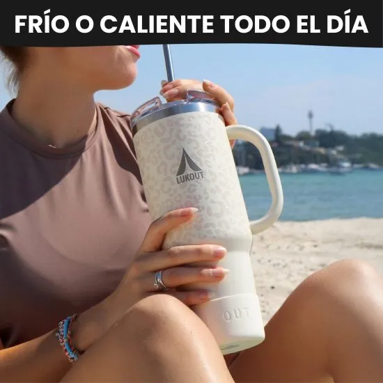 Vaso Termico Travel Tumbler 1200 ml Animal Print - Imagen 7