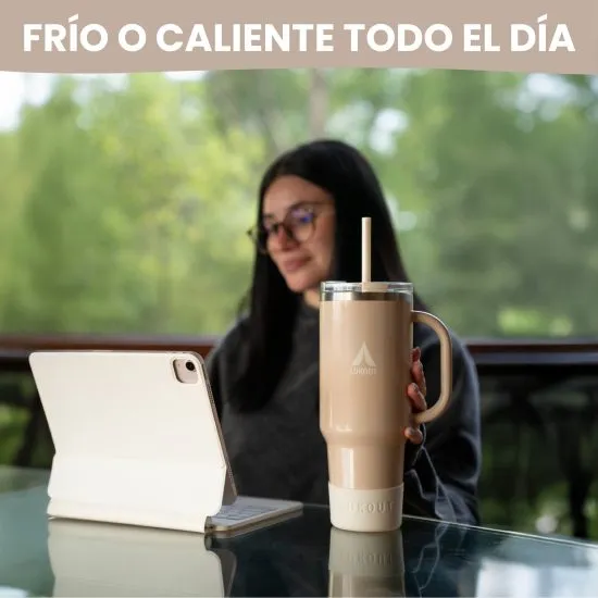 Vaso Termico Travel Tumbler Cuarzo 1200 ml Lukout - Imagen 7