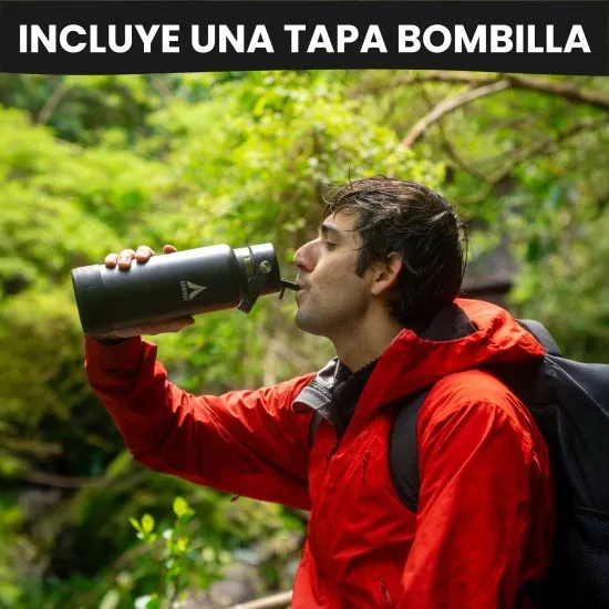 Botella Termica Expedition Cherry 1 litro Lukout - Imagen 6