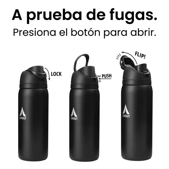 Botella Termica Flip Glim 1 Litro Lukout - Imagen 4