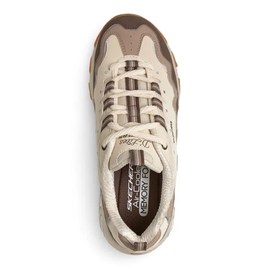 Zapatilla Mujer D Lites Vintage Wave Brown Skechers - Imagen 2