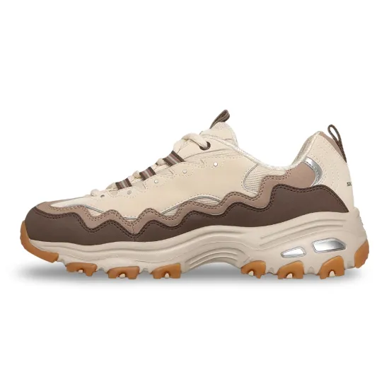 Zapatilla Mujer D Lites Vintage Wave Brown Skechers - Imagen 4