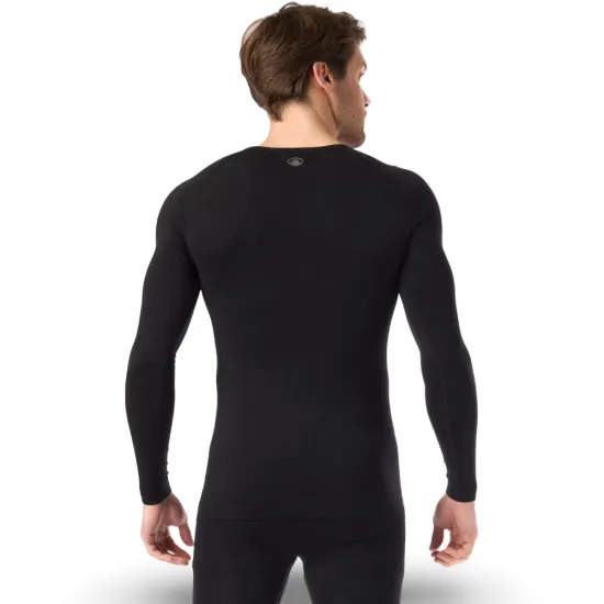 Polera Primera Capa Skintec Active Q-Dry Negro Lippi - Imagen 2