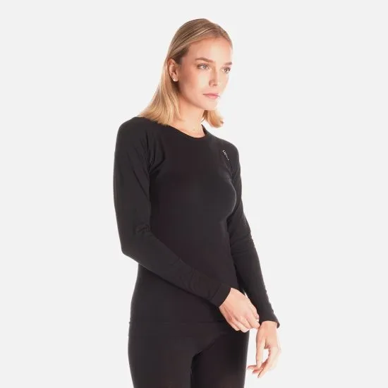 Polera Primera Capa Skintec Active Q-Dry Mujer Negro Lippi - Imagen 2