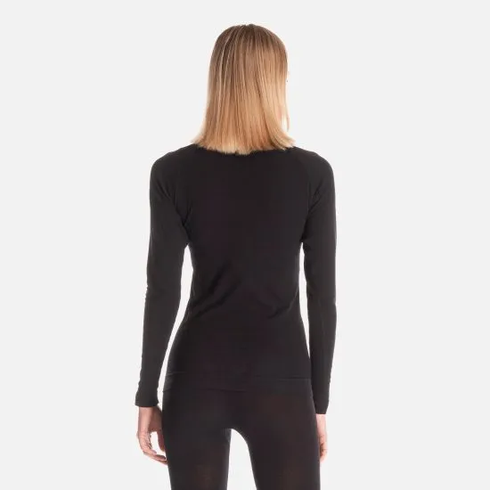 Polera Primera Capa Skintec Active Q-Dry Mujer Negro Lippi - Imagen 4