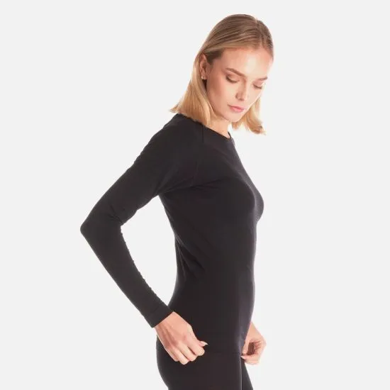 Polera Primera Capa Skintec Active Q-Dry Mujer Negro Lippi - Imagen 5