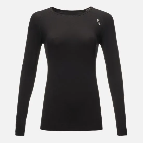 Polera Primera Capa Skintec Active Q-Dry Mujer Negro Lippi - Imagen 6