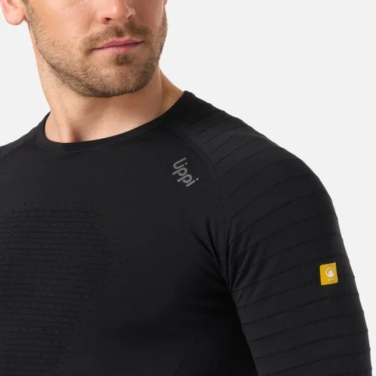 Polera Primera Capa Skintec Active Warm Top Negro Hombre Lippi - Imagen 4