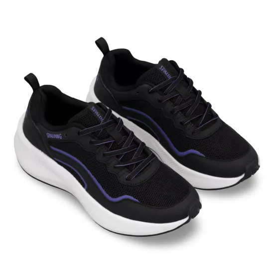 Zapatilla Mujer Trail Running Graphic Circuit Negro Spalding - Imagen 2