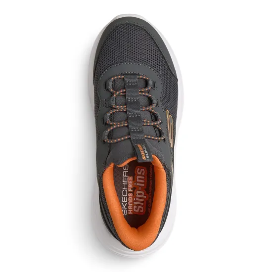 Zapatilla Niño Bounder Pro Char Gris Skechers - Imagen 2