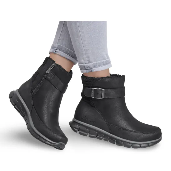 Botín Mujer Synergy Diva Lane Negro Skechers - Imagen 2