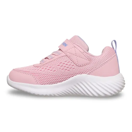 Zapatilla Niña Bounder Free And Easy Rosado Skechers - Imagen 3
