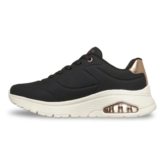 Zapatilla Mujer Uno Flex Echo Air Negro Skechers - Imagen 2