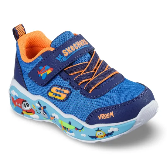 Zapatilla Niño Play Scene Azul Skechers - Imagen 5