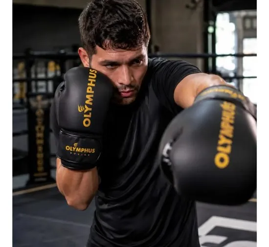 Guantes de Box PU Creed Dorado Olymphus - Imagen 5