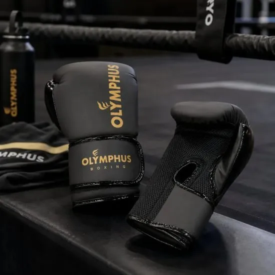 Guantes de Box PU Creed Dorado Olymphus - Imagen 7