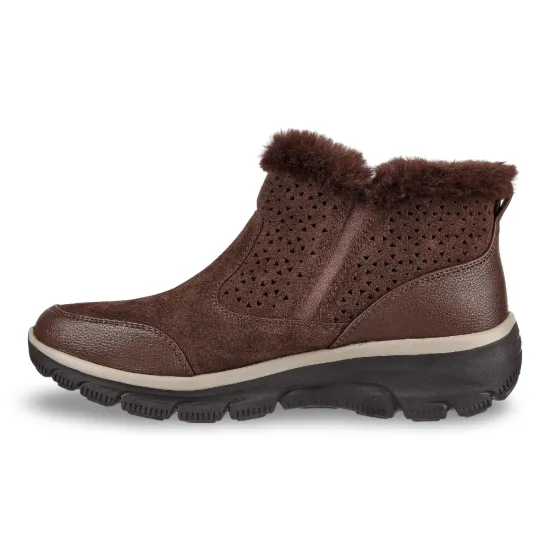 Botín Mujer Easy Going Perfect Snuggle Café Skechers - Imagen 2