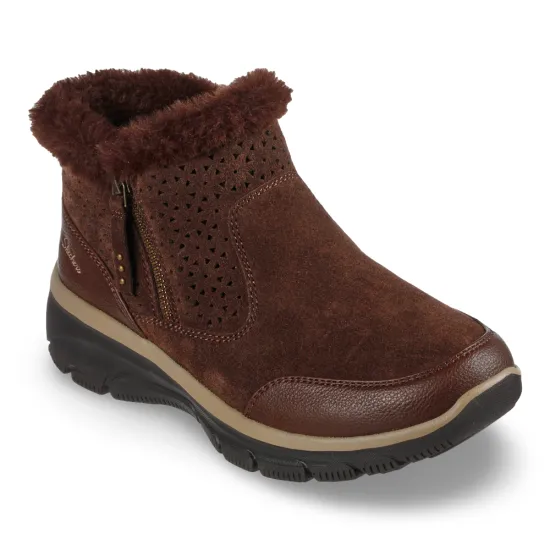 Botín Mujer Easy Going Perfect Snuggle Café Skechers - Imagen 5