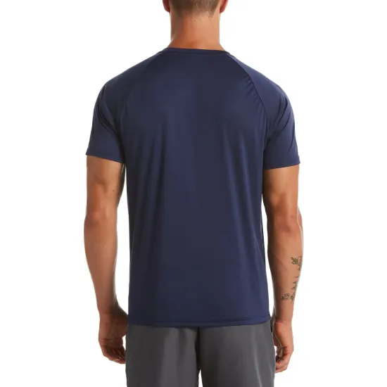 Polera Deportiva Hombre Hydroguard Azul Nike - Imagen 2