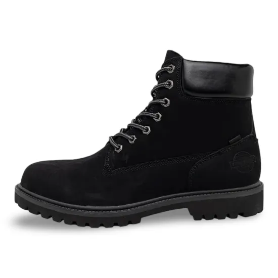 Botin Hombre Cuero Timber Negro Casual London Adixt - Imagen 2