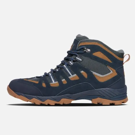 Botin Hombre Puelo Cs Hi Azul / Cafe Lippi - Imagen 2