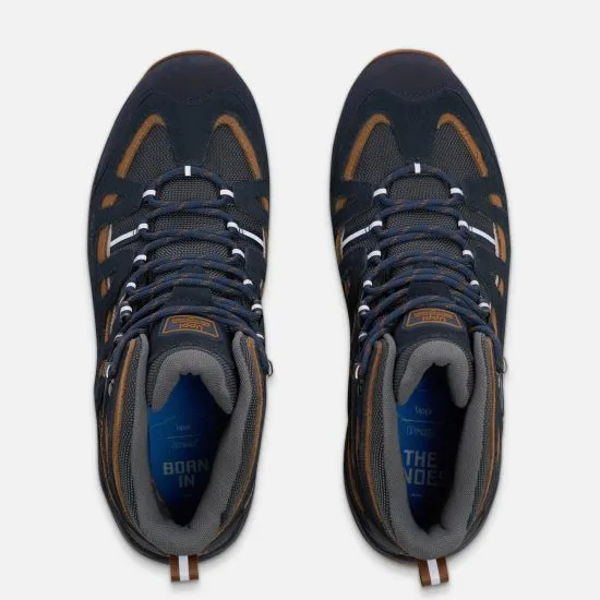 Botin Hombre Puelo Cs Hi Azul / Cafe Lippi - Imagen 6