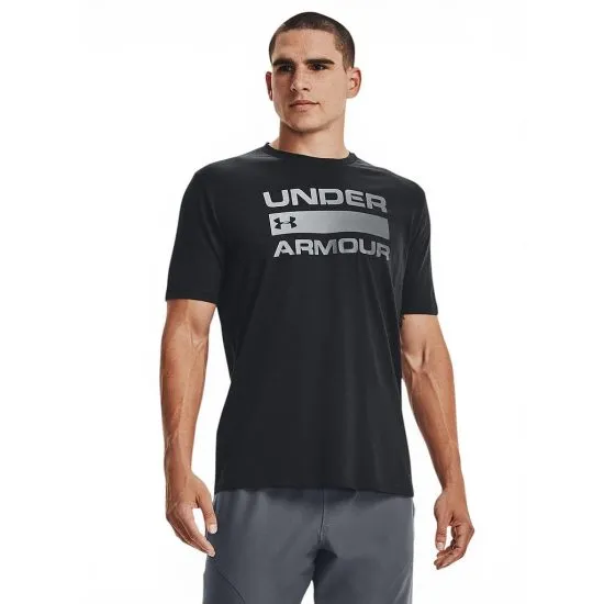 Polera Hombre Team Issue Wordmark Negro Under Armour