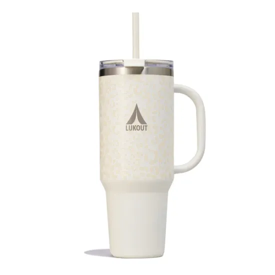Vaso Termico Frio Y Caliente 1200 Mug Lukout Travel Crema