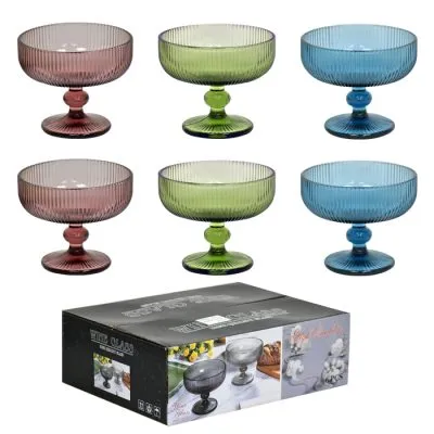 Set Postre 6 Piezas Colors